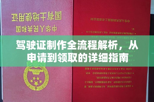 白塔驾驶证制作全流程解析，从申请到领取的详细指南